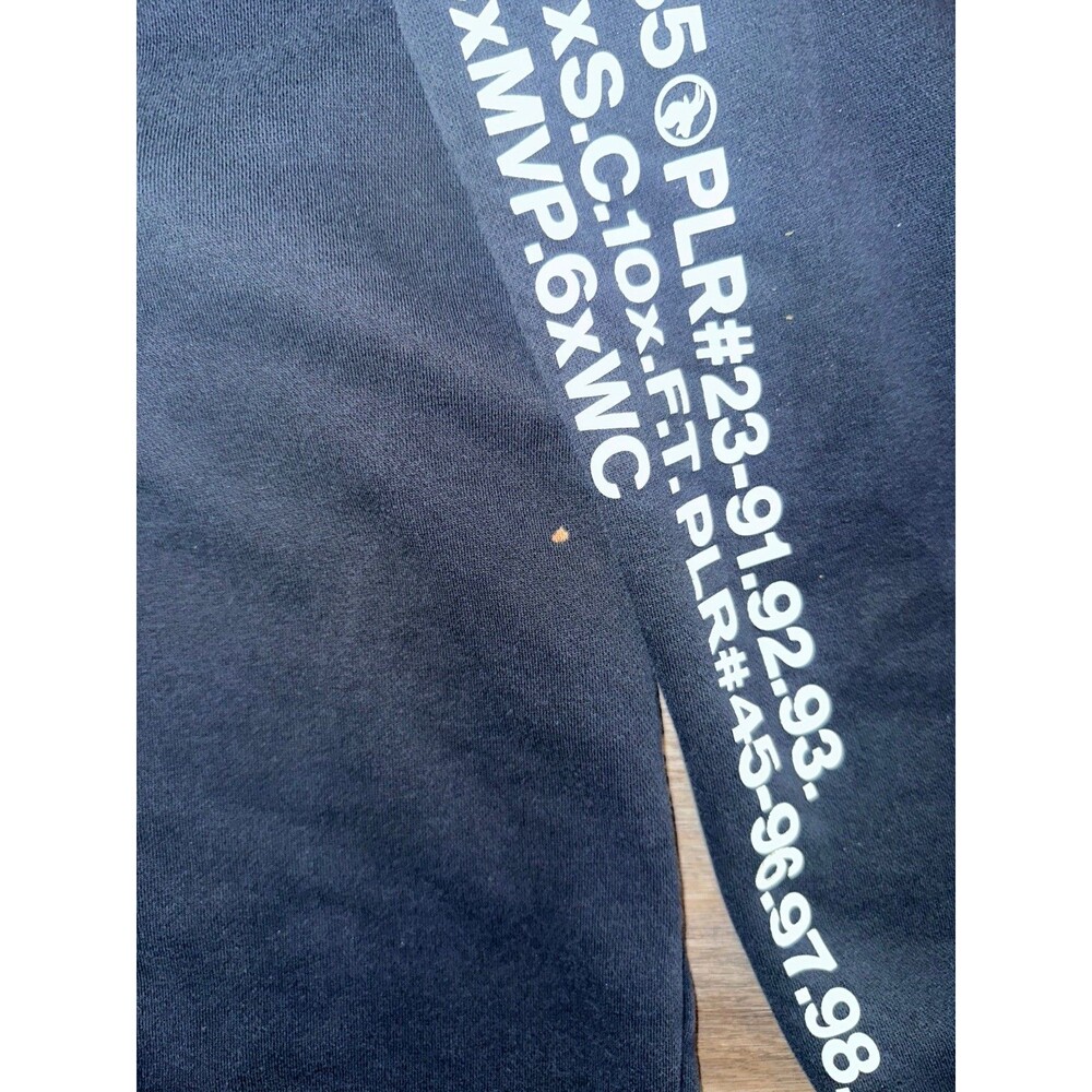 Nike Air Jordan Jumpman Embr Long Sleeve Crew Sweatshirt Black Fleece Men L - Picture 3 of 3